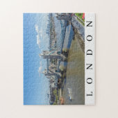 Rätsel der Luftansicht der London Tower Bridge Puzzle (Vertikal)