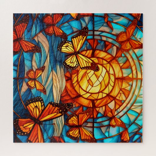 Rätsel der Monarchgläser Puzzle (Horizontal)