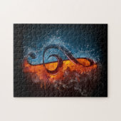 Rätsel der musikalischen Note Puzzle (Horizontal)