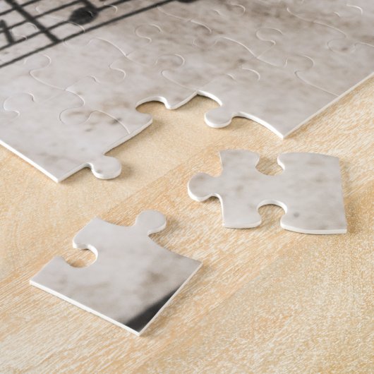 Rätsel der Musiknoten Puzzle (Seite)