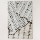 Rätsel der Musiknoten Puzzle (Vertikal)