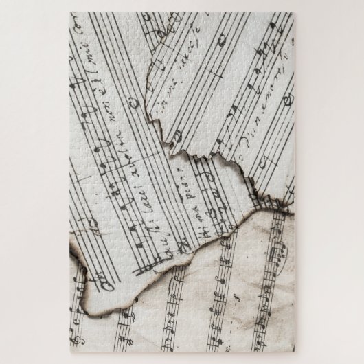 Rätsel der Musiknoten Puzzle (Vertikal)