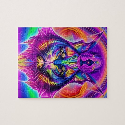 Rätsel der mystischen Katze Puzzle (Horizontal)