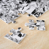 Rätsel der schwarzen und weißen Formen Puzzle (Seite)