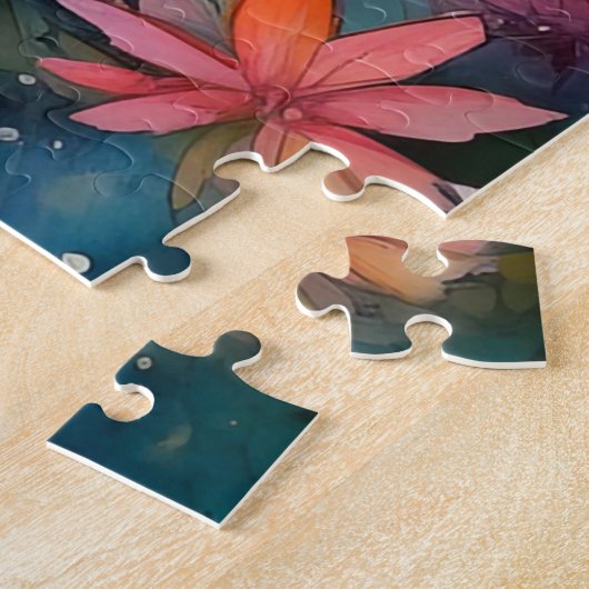 Rätsel der tropischen Wasserfarben Puzzle (Seite)