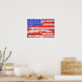 Rätsel der USA Poster (Küche)