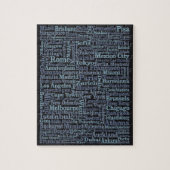 Rätsel der Weltstädte Puzzle (Vertikal)
