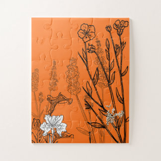 Rätsel der Wildblumen Puzzle