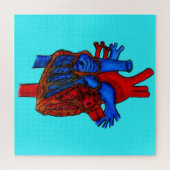 Rätsel des anatomischen Herzens Puzzle (Horizontal)