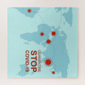 Rätsel des Corona-Virus Puzzle (Horizontal)