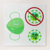 Rätsel des Corona-Virus Puzzle (Horizontal)
