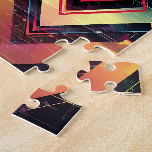 Rätsel des dynamischen geometrischen Musters Puzzle (Seite)