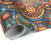 Rätsel des "Maya Wrapping Paper" Geschenkpapier (Rolleneckpunkt)