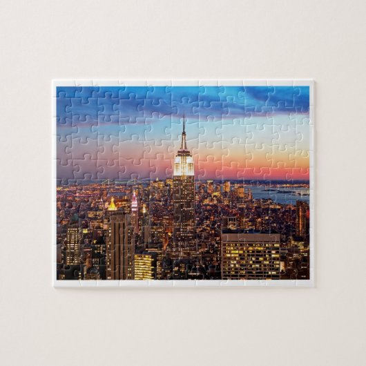 Rätsel des NY Empire State Gebäude Puzzle (Horizontal)