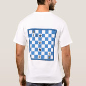 Rätsel des Schachspiels T-Shirt (Rückseite)