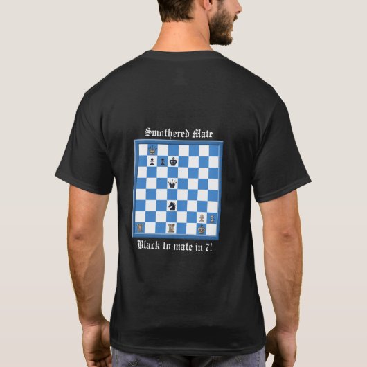 Rätsel des Schachspiels T-Shirt (Rückseite)