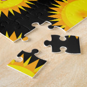 Rätsel, die die Sun Black Cat im Hintergrund herau Puzzle (Seite)