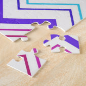 Rätsel, die große, dunkle Streifen herausfordern Puzzle (Seite)