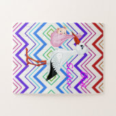 Rätsel, die große, dunkle Streifen herausfordern Puzzle (Horizontal)