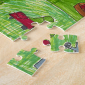 Rätsel: Ernte der Zeit auf dem Bauernhof mit Bauer Puzzle (Seite)