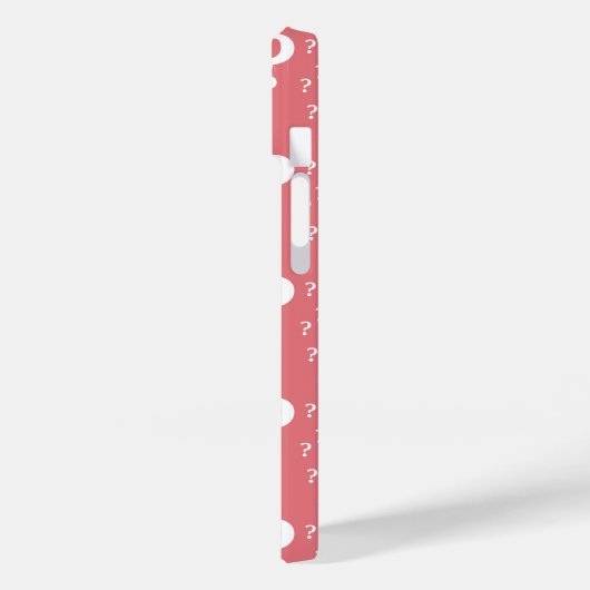 Rätsel-Fragezeichen Case-Mate iPhone Hülle (Rückseite / Links)