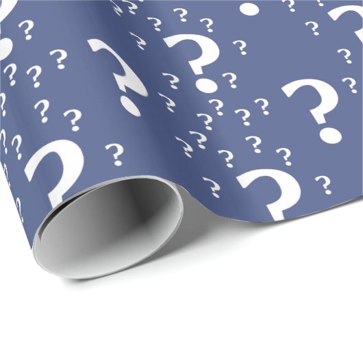 Rätsel-Fragezeichen Geschenkpapier (Rolleneckpunkt)