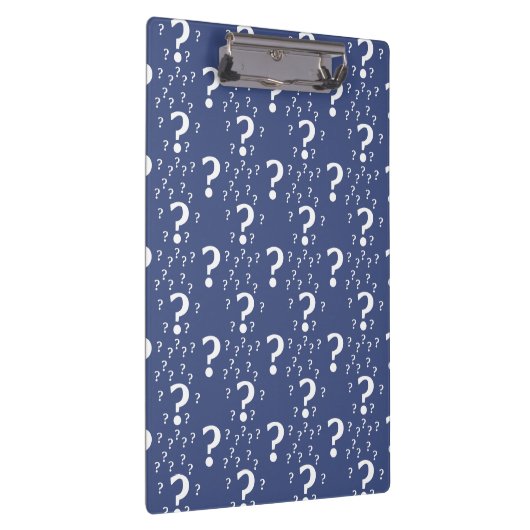 Rätsel-Fragezeichen Klemmbrett (Rechts)