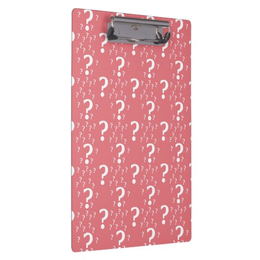 Rätsel-Fragezeichen Klemmbrett (Rechts)