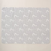 Rätsel-Fragezeichen Rätsel hellgrau Sherpadecke (Vorderseite (Horizontal))
