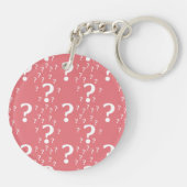 Rätsel-Fragezeichen Schlüsselanhänger (Rückseite)