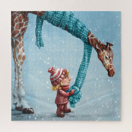 Rätsel - Freundlichkeit - Illustration von Monika  Puzzle (Vertikal)