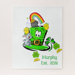 Rätsel Frohen St. Patrick's Day Hase Puzzle