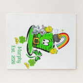 Rätsel Frohen St. Patrick's Day Hase Puzzle (Horizontal)