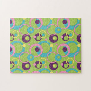 Rätsel Funky Green Circles Puzzle