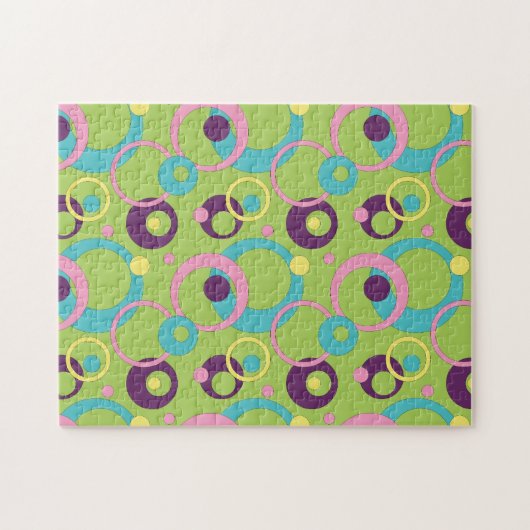 Rätsel Funky Green Circles Puzzle (Horizontal)