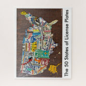 Rätsel für die Nummernplakette Puzzle (Vertikal)