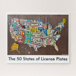 Rätsel für die Nummernplakette Puzzle