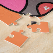 Rätsel für Kinder Komische Katze Große Teile Puzzle (Seite)
