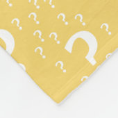 Rätsel gelb fleecedecke (Ecke)