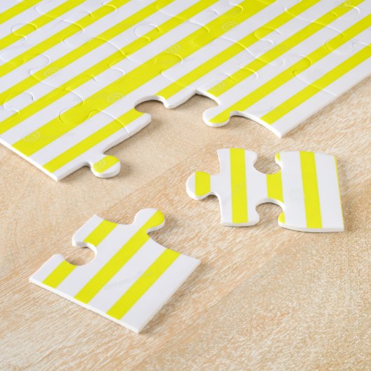 Rätsel Gelb & Weiß Streifen Puzzle (Seite)