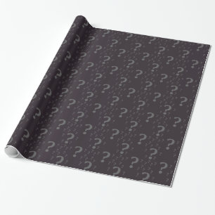 Rätsel grau geschenkpapier