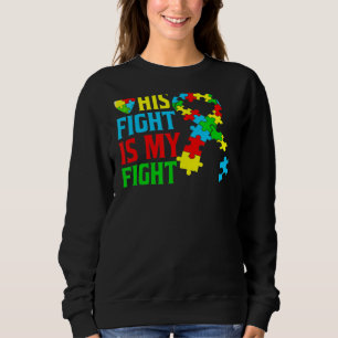 Rätsel Herz Rätsel Sein Kampf ist mein Kampf Autis Sweatshirt