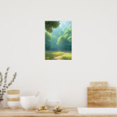 Rätsel im Wald Poster (Küche)