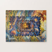 Rätsel innerhalb eines Rätsels: Bizarre verschacht Puzzle (Horizontal)