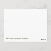 Rätsel Katze! Postkarte (Rückseite)