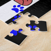 Rätsel Katzen Kätzchen Fische KnochenSchwarzer Str Puzzle (Seite)