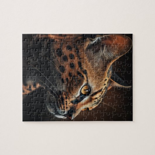 Rätsel-Katzentiger Puzzle (Horizontal)