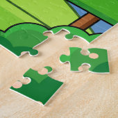 RÄTSEL: KINDER Cute Hund & Berge Kinder Puzzle (Seite)