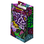 Rätsel Kleine Geschenktüte (Rückseite Schrägansicht)