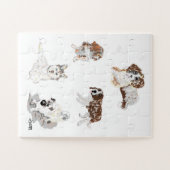 Rätsel: Liebe von Hunden Puzzle (Horizontal)